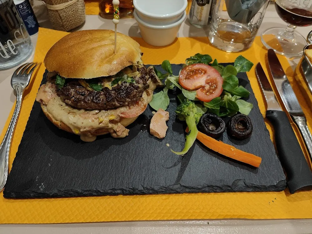 Burger de Noël Foie Gras